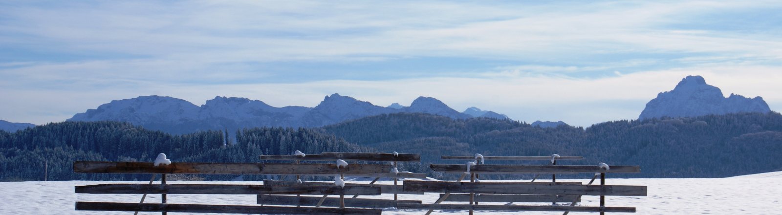 Winterlicher Ausblick in Ihrem Allgäu Urlaub